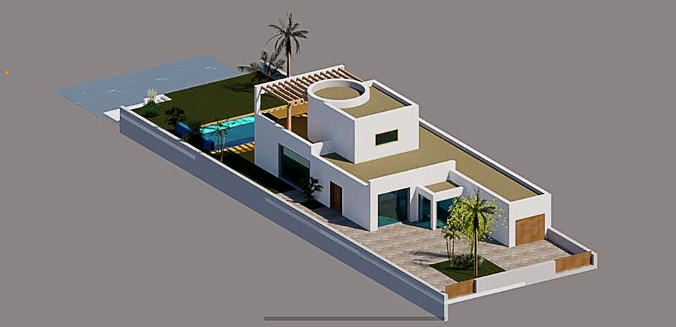 Empuriabrava, maison entièrement rénovée sur le large canal côté sud avec amarre et piscine